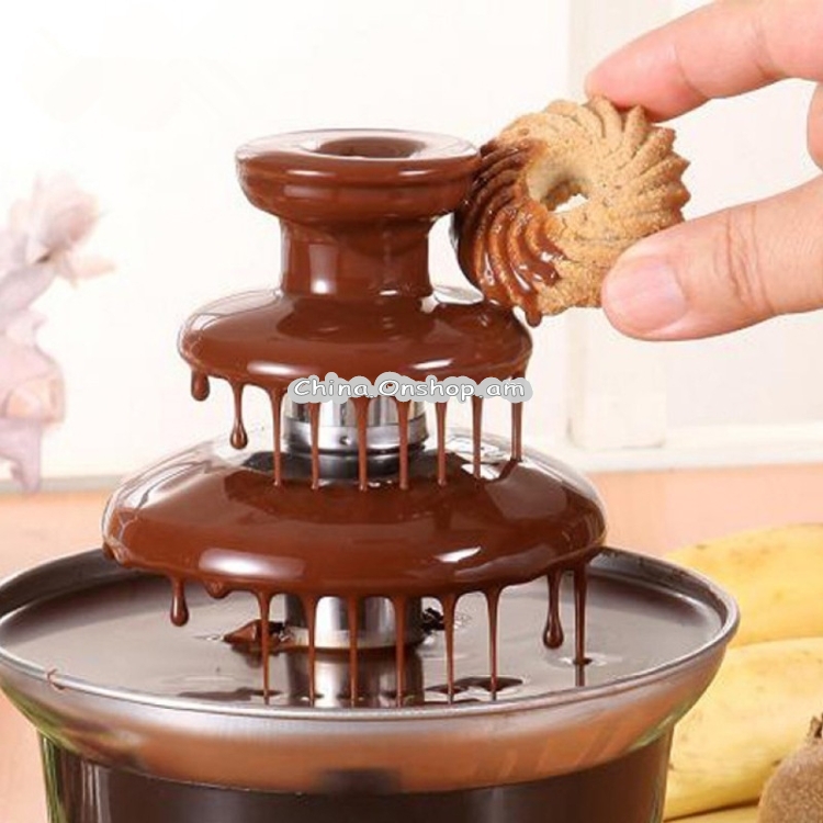 Mini Fountain Creative Design Chocolate Heating Fondue Machine