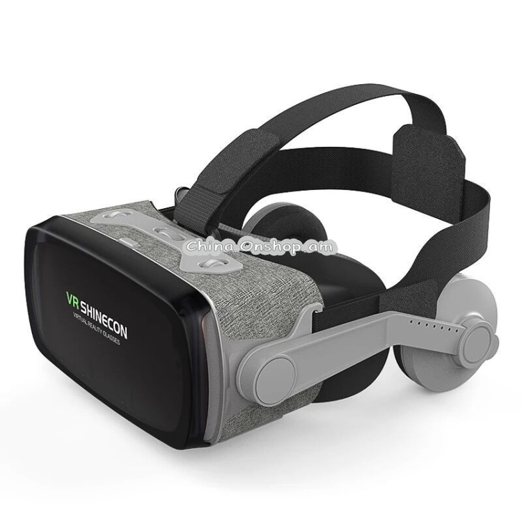 VR SHINECON G07E Virtual Reality 3D Video Glasses Suitable for 4.0 inch - 6.3 inch Smartphone(Grey)