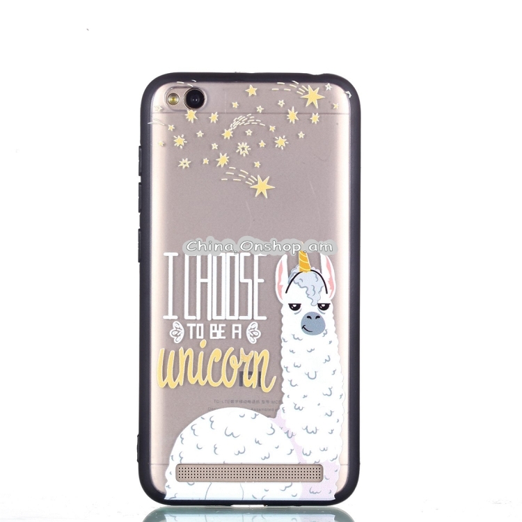 For Xiaomi Redmi 5A Alpaca Pattern TPU + PC Full Coverage Protective Back