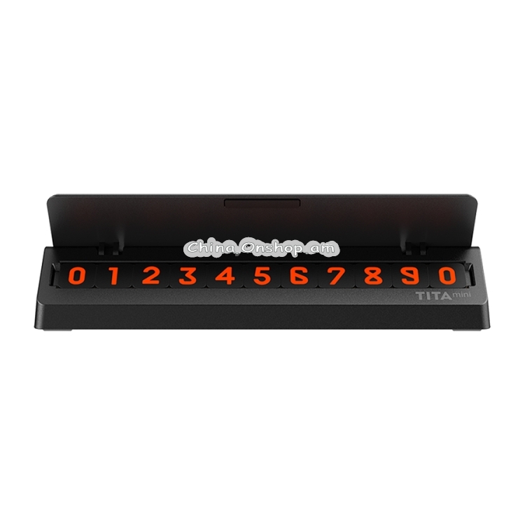 Original Xiaomi TITA-mini Car Temporary Parking Number Plate Parking Card