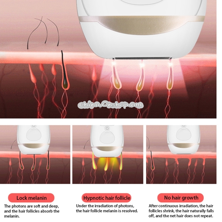 TMY1020 IPL Painless Laser Hair Removal Instrument LCD Body Shaver