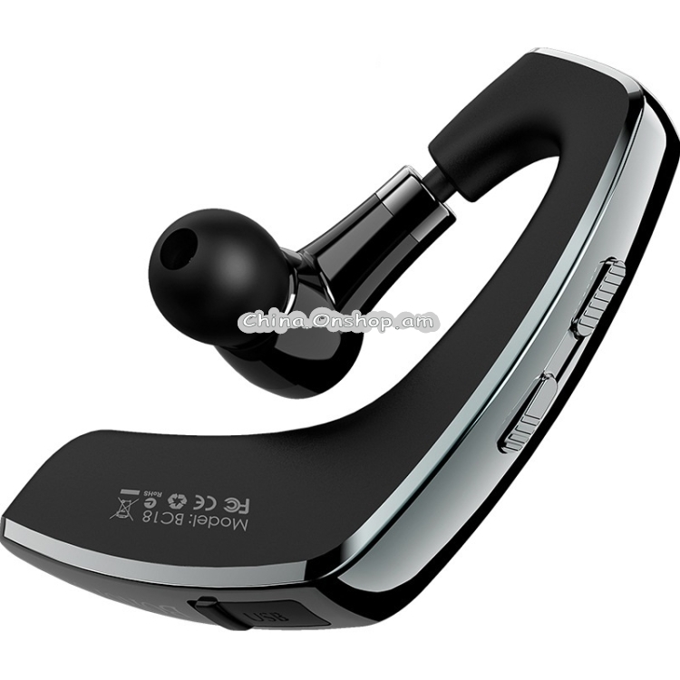 Borofone BC18 Maidong Business Fashion Hanging Ear Type Wireless Bluetooth Music Earphone