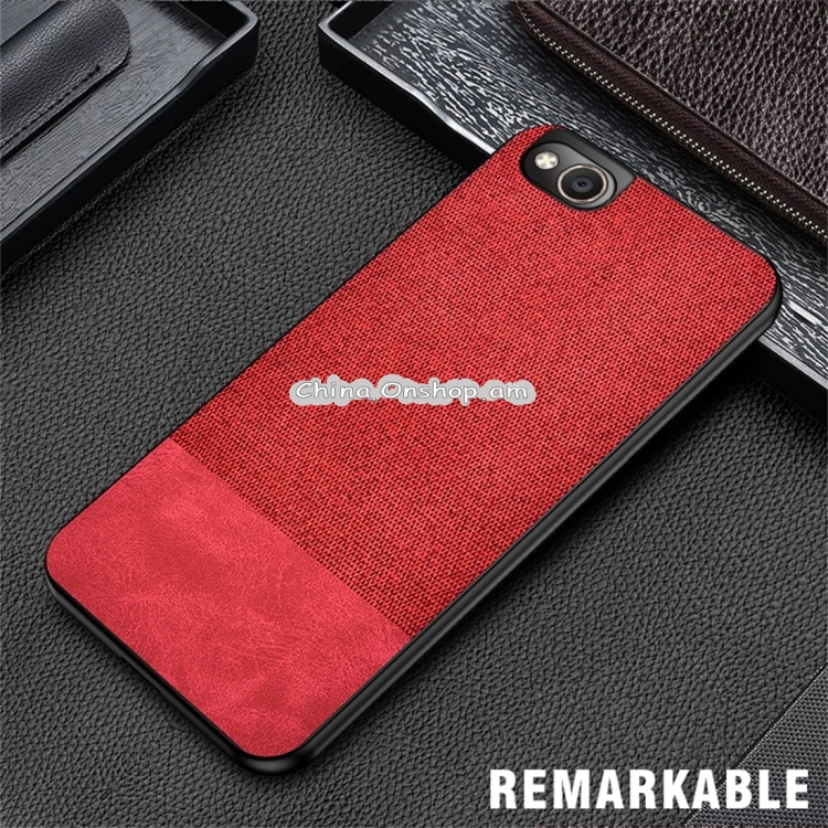 Shockproof Splicing PU + Cloth Protective Case for Xiaomi Redmi Go