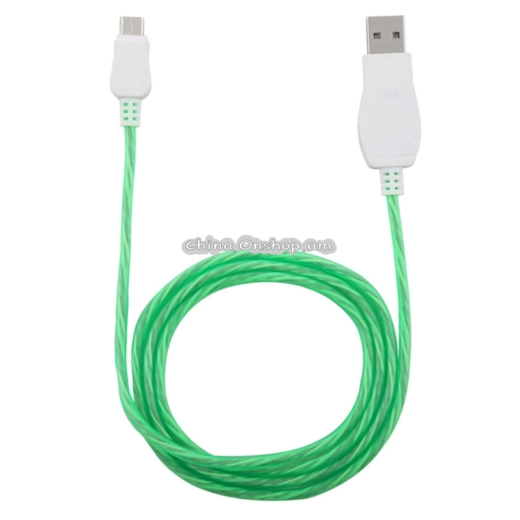 LED Flowing Light 1m USB A to Type-C Data Sync Charge Cable