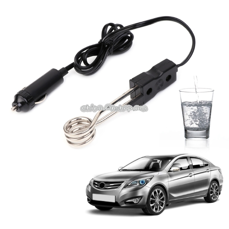24V Portable Electric Car Boiled Water Tea Immersion Heater for Camping Picnic