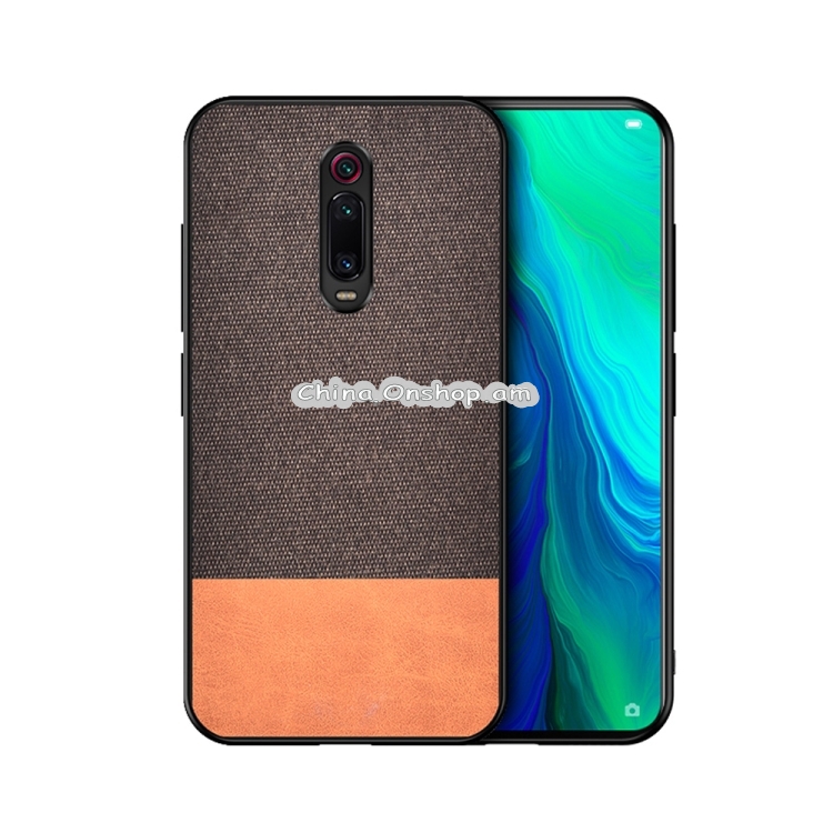 Shockproof Splicing PU + Cloth Protective Case for Xiaomi Redmi K20 Pro
