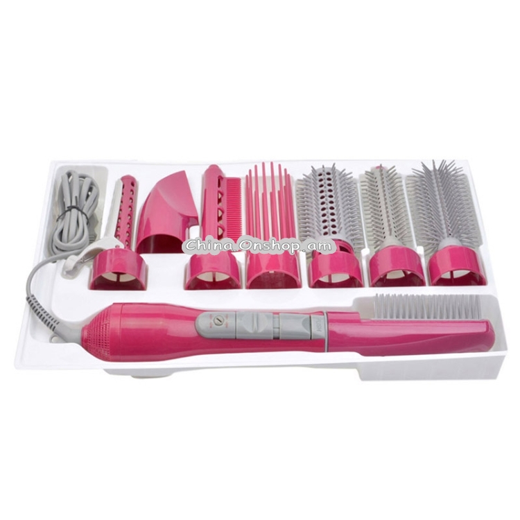 8 in 1 Professional Hair Dryer Hair Curler for Hotel Travel With Comb Powerful Hairdryer