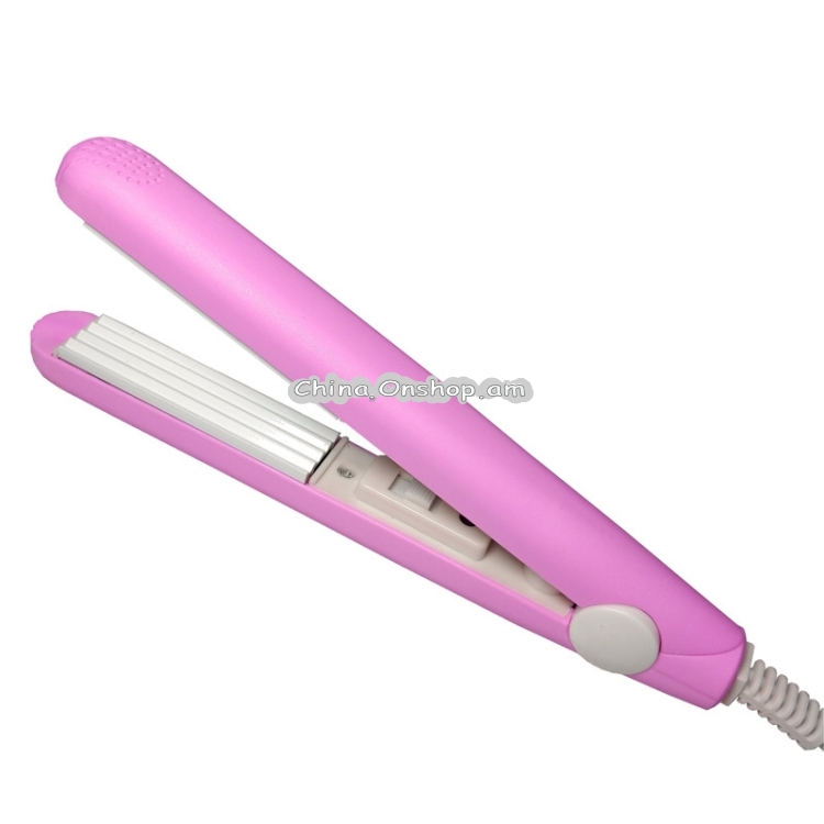 Mini Ceramic Hair Iron Straightening Corrugated Curling