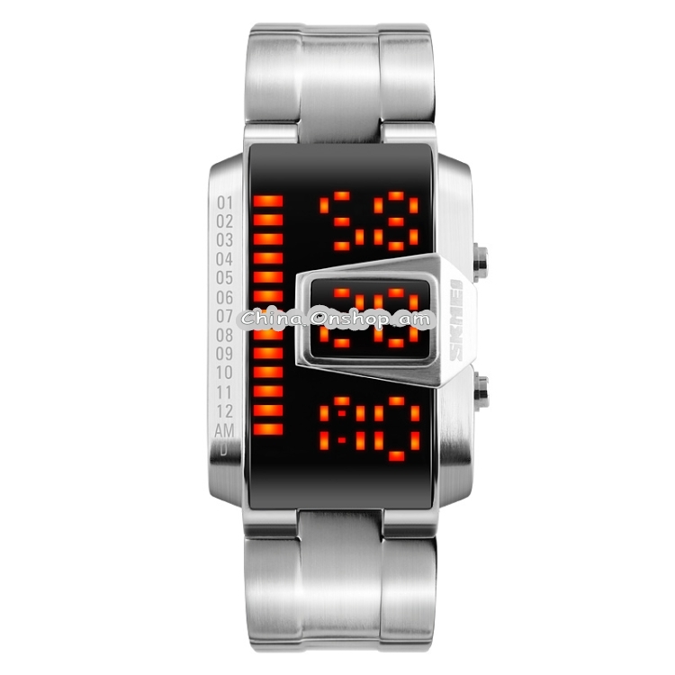 SKMEI 1179 Multifunctional Men Outdoor Sports Noctilucent Waterproof LED Digital Watch