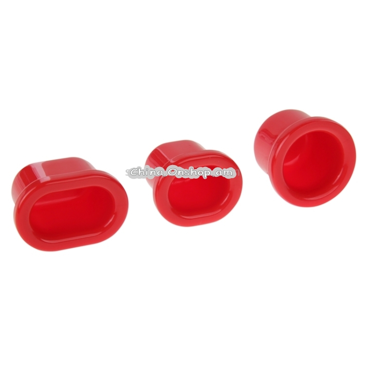 3 PCS Lip Plumping Enhancer, Size: Large Round & Medium Oval & Small Oval