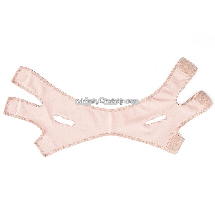 Lycra Flesh Color Breathable Skin Care And Lift Reduce Double Chin Mask Face Belt