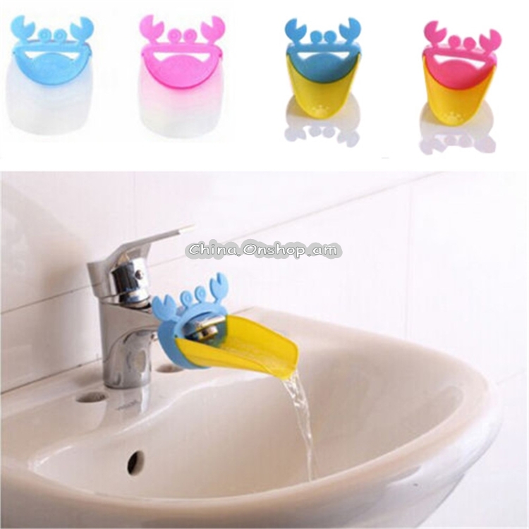 Cute Crab Bathroom Water Faucet Extender For Kid