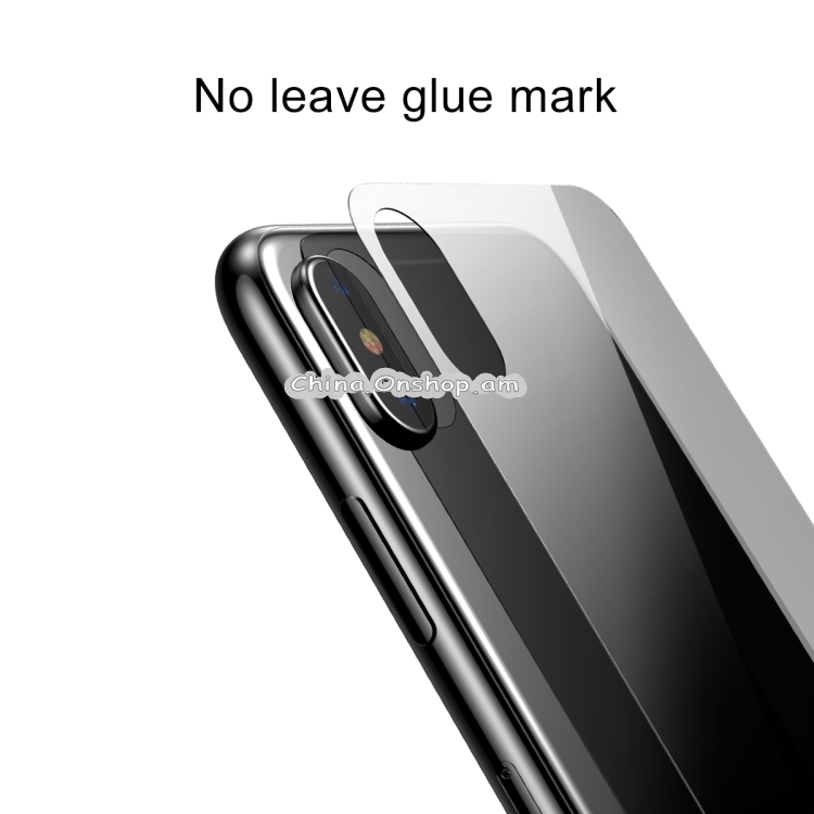 Baseus 0.3mm Tempered Glass Protector Back Screen Film for iPhone XS Max
