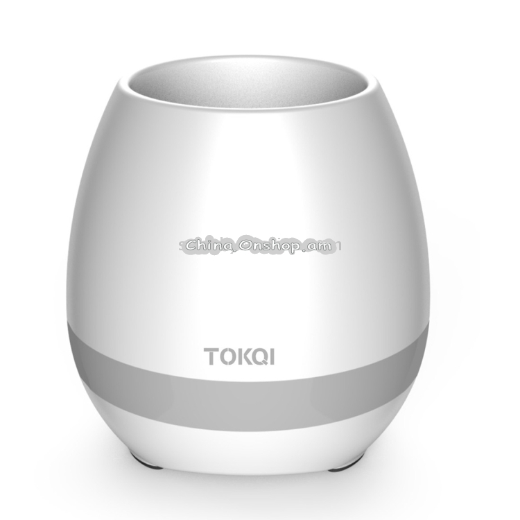 TOKQI K3 Waterproof Egg Shell Smart Bluetooth Music Flower Pot Speaker with Light Touch Plant for Home Office Decoration
