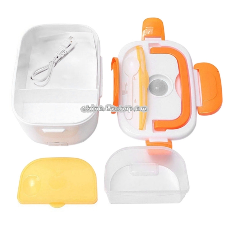 Portable Lunch Box Food Container Car Electric Heating Food Warmer Rice Container