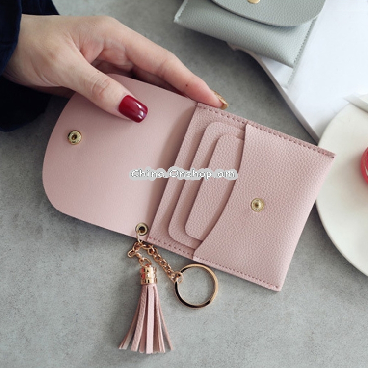Fashion Women Wallet Short Leather Mini Casual ID Card Holders Bags