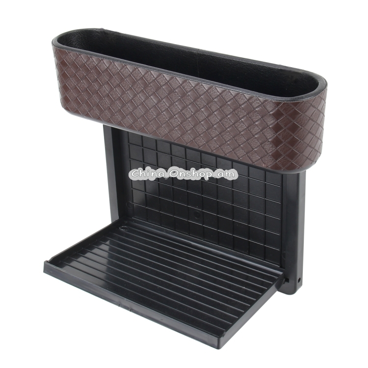 2 Car Seat Crevice Storage Box Cup Drink Holder