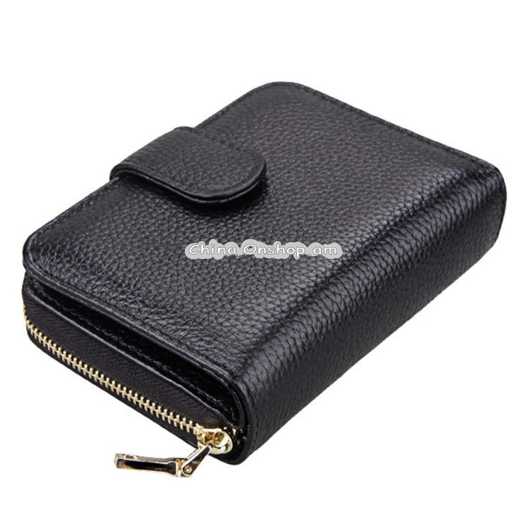 KB132 Female Style Full Grain Cow Leather Multifunctional Wallet/ Card Bag/ Driving License Package