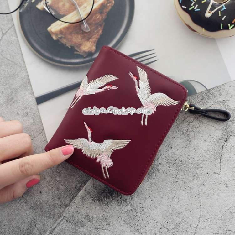 Leather Small Wallet Mini Women Wallets Purses Short Coin Zipper Purse Card Holder