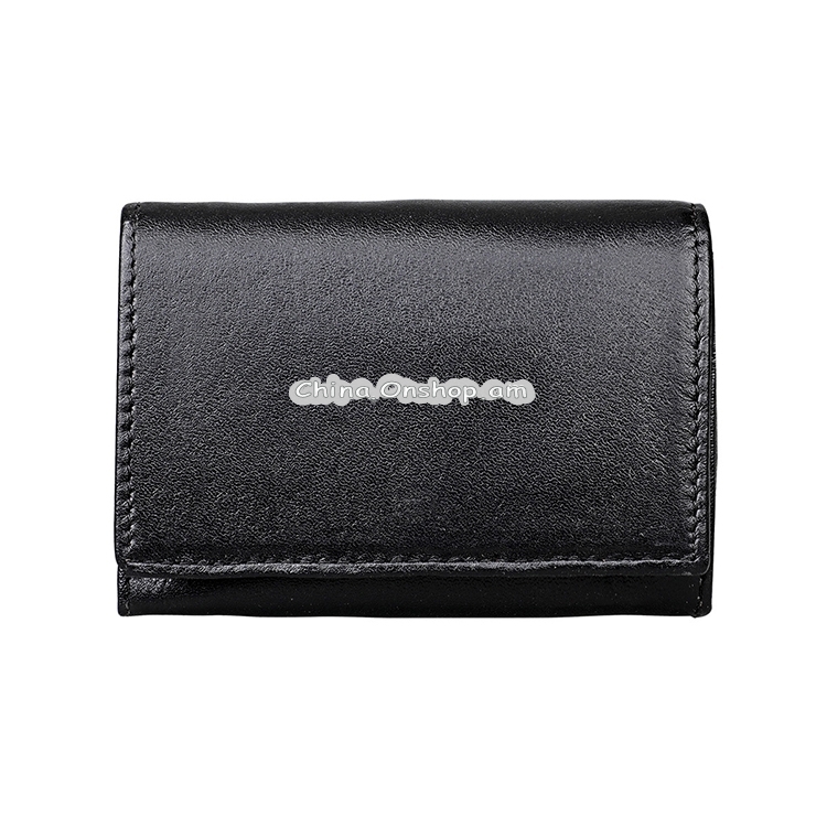KB171 Antimagnetic RFID Crazy Horse Texture Leather Card Holder Wallet for Men and Women