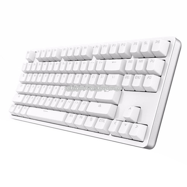 Original Xiaomi Yuemi MK01 87 Keys Aluminium Alloy TTC Red Switch LED Backlit Mechanical Gaming Keyboard