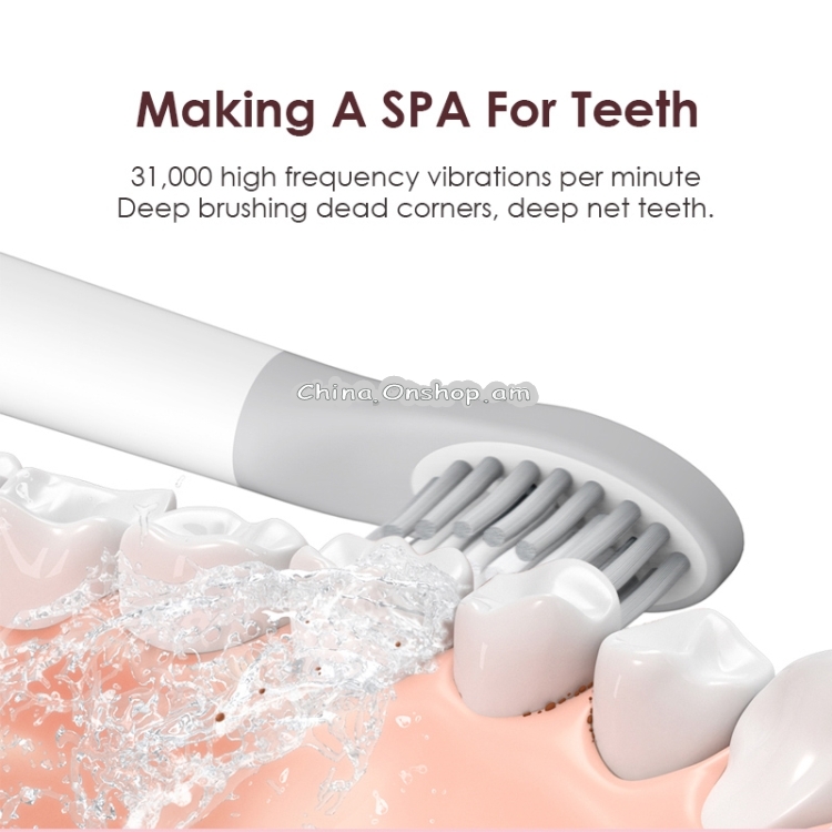 Original Xiaomi SO WHITE Waterproof Acoustic Wave Electric Toothbrush