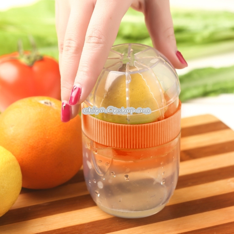 Multi-function Manual Mini Lemon Juicer with a Graduation Cup Juicer