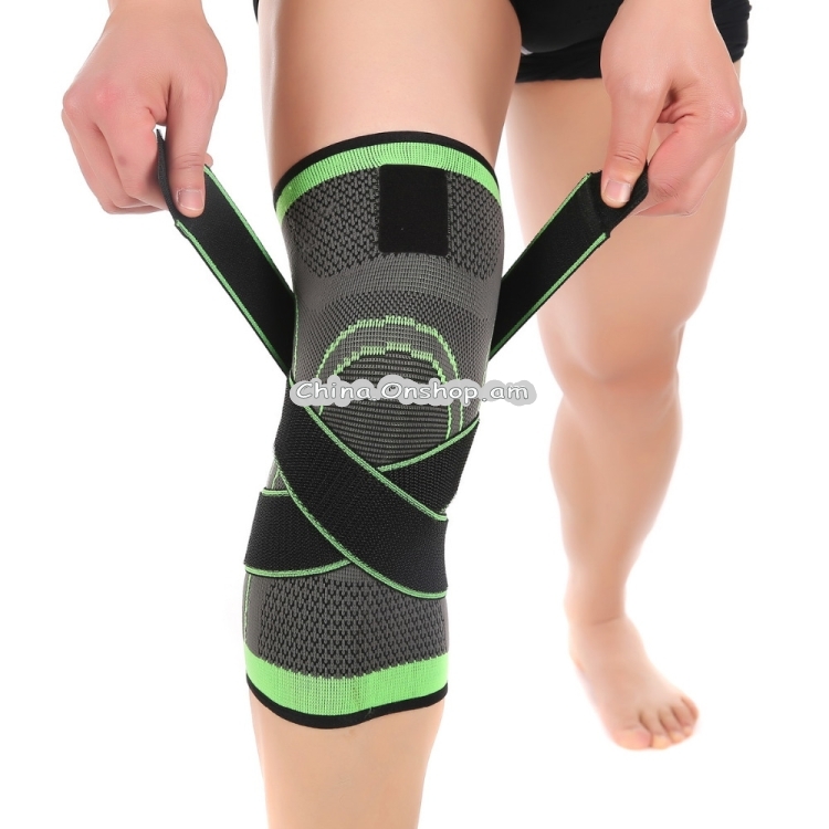 2 PCS Fitness Running Cycling Bandage Knee Support Braces Elastic Nylon Sports Compression