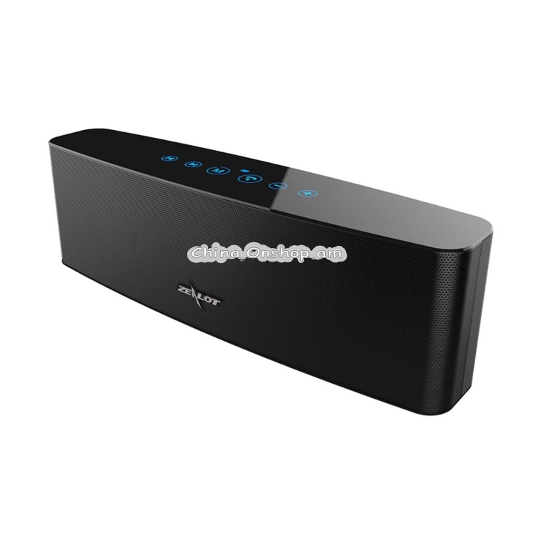 ZEALOT S12 3D Surround Bass Stereo Touch Control Bluetooth V4.2+EDR Speaker, Support TF Card, AUX