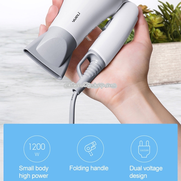 Original Xiaomi YueLi HD-066 Portable Travel Mini Electric Hair Dryer
