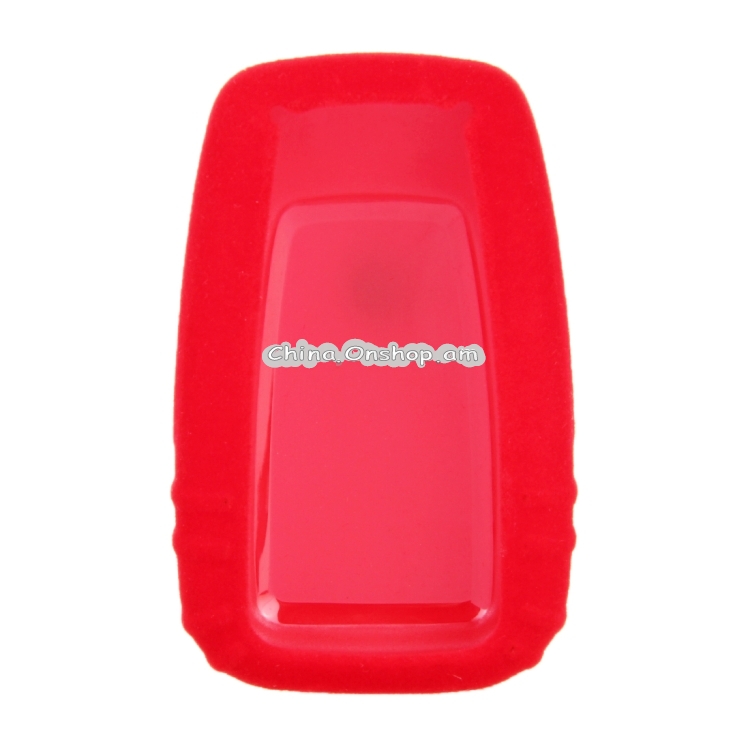 Car Remote Key Holder Flannel TPU Protective Case for Toyota 2018 Camry, Prado