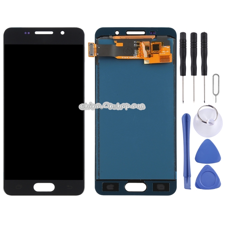 LCD Screen and Digitizer Full Assembly (TFT Material) for Galaxy A3 (2016), A310F, A310F/DS, A310M, A310M/DS, A310Y(Black)