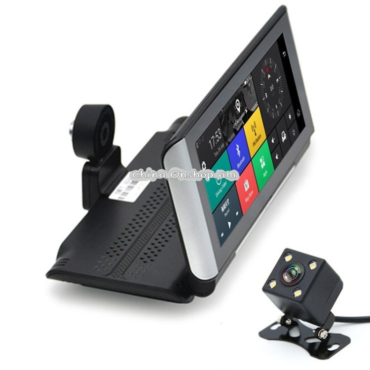 684 6.86 inch DVR Car GPS Navigator, MTK6735 Quad Core up to 1.3GHz, Android 5.1, 1GB+16GB, WiFi, Bluetooth, Camera