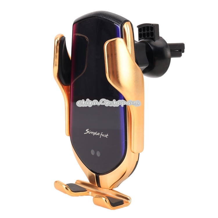 Car QC Fast Charging QI Standard Automatic Induction Wireless Charger Air Vent Bracket Penguin