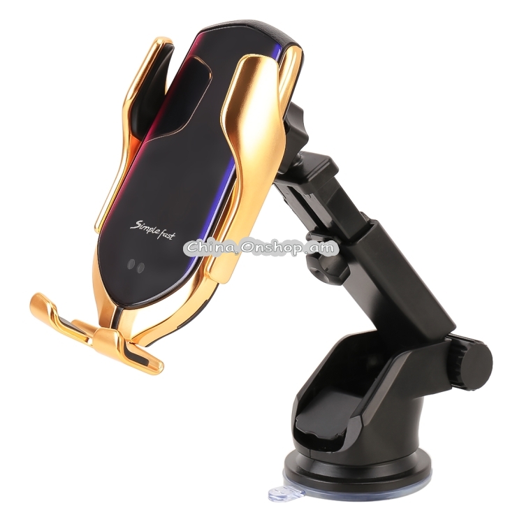 Car QC Fast Charging QI Standard Automatic Induction Wireless Charger Suction Cup