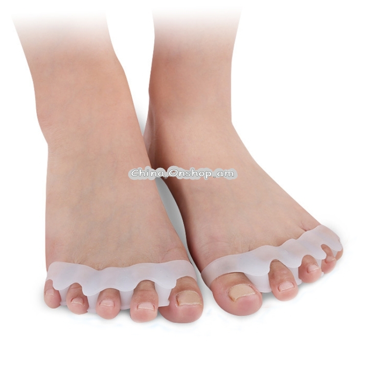 1 Pair Unisex Soft Lightweight Toe Valgus OrthodonticsToe Separation Toe Care Clip Finger Protector