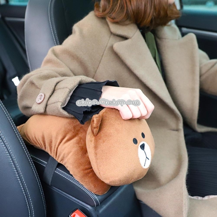 Universal Car Armrest Box Tissue Box Creative Cartoon Cute Tissue Box Car Interior Products Car Accessories