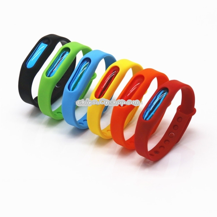 Anti-mosquito Silicone Repellent Bracelet Buckle Wristband Bugs Away, Suitable for Children and Adults, Length:23cm
