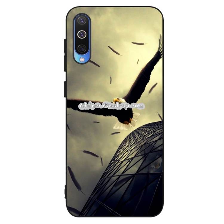 Eagle Painted Pattern Soft TPU Case for Galaxy A50