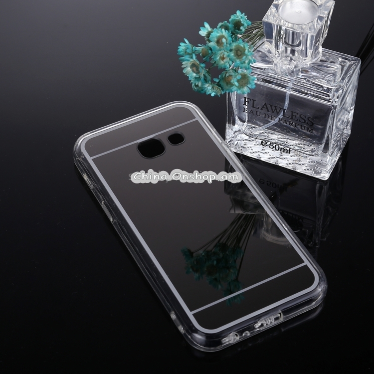 For Galaxy A5 (2017) Acrylic + TPU Electroplating Mirror Protective Back Cover Case