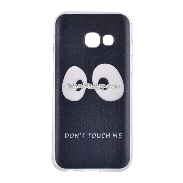 For Galaxy A5 (2017) / A520 DONT TOUCH ME Eye Pattern TPU Protective Case