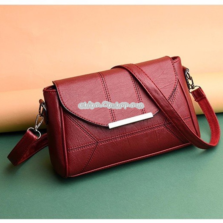 Multifunctional PU Leather Shoulder Crossbody Bag Women Handbag