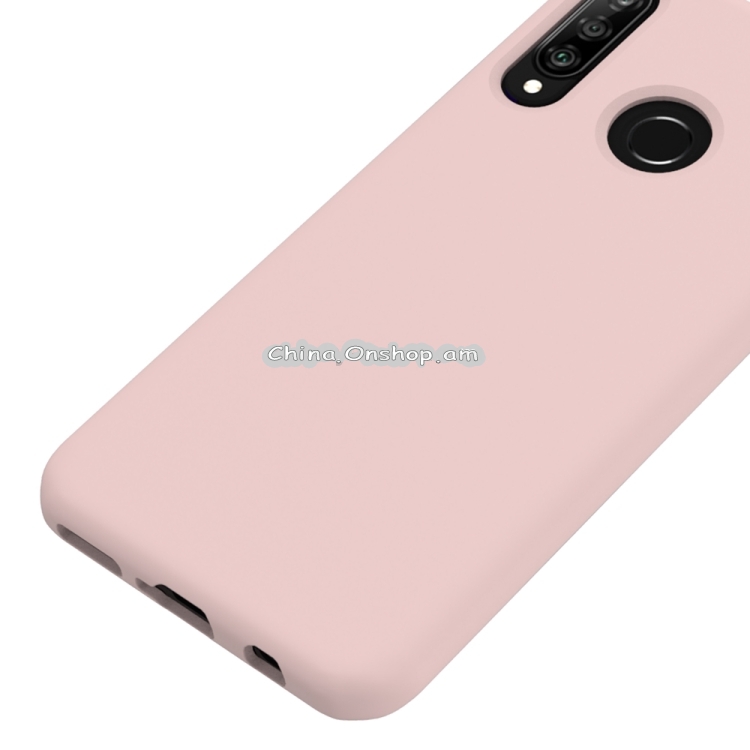 Solid Color Liquid Silicone Shockproof Full Coverage Case for Huawei P30 Lite