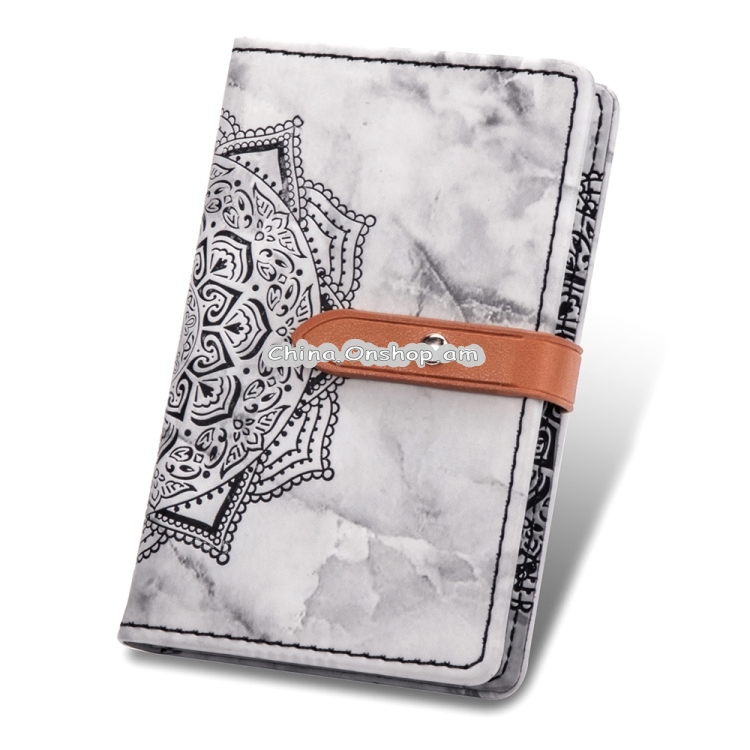 Mobile Phone Universal Thin Buckled Mandala Card Slot & Wallet & Holder & Photo Frame