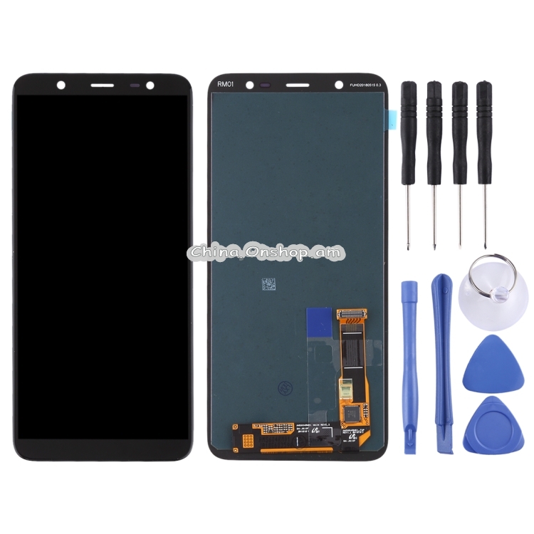 LCD Screen and Digitizer Full Assembly for Galaxy A6+ (2018) / A605(Black)