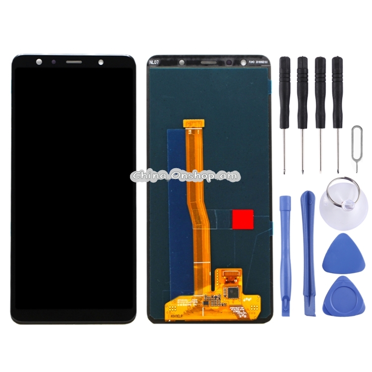 LCD Screen and Digitizer Full Assembly for Galaxy A7 (2018), A750F / DS