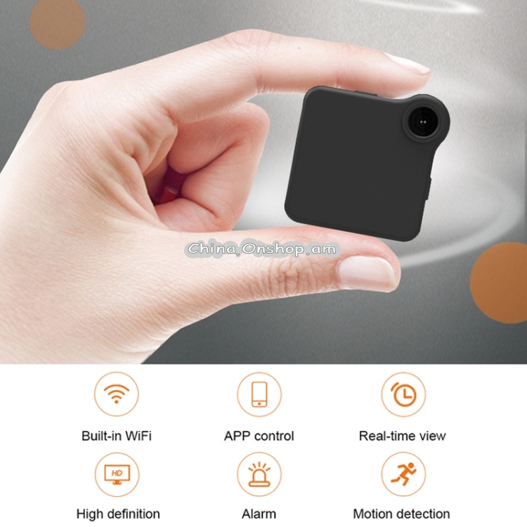 CAMSOY C1+ HD 720P 140 Degree Wide Angle Portable Sports Small Camera Shape Wireless Intelligent Network Surveillance Camera