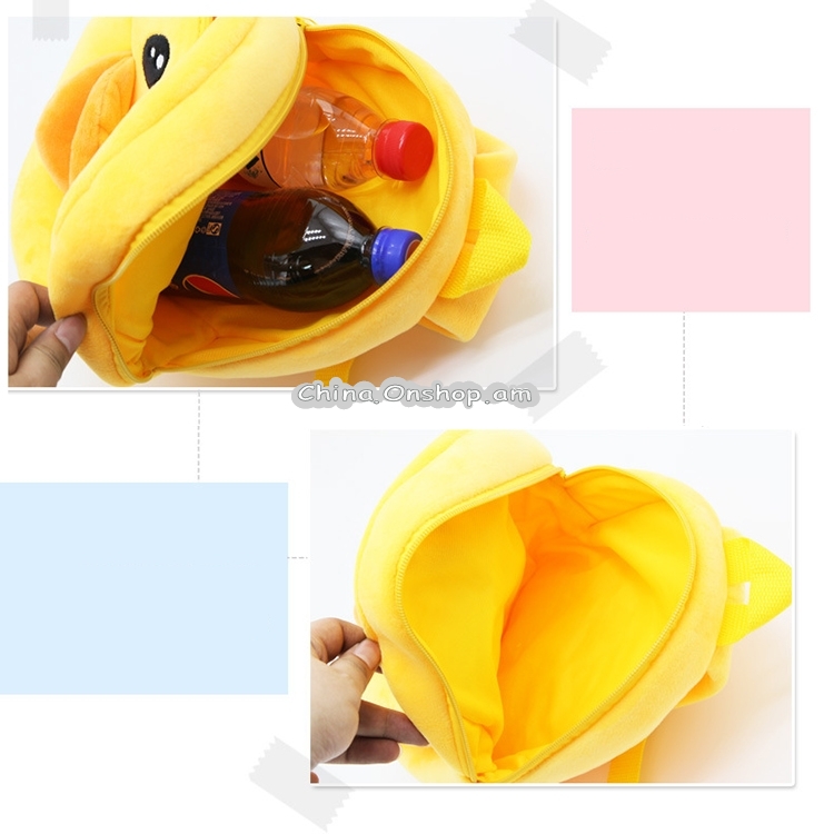 Kids Cartoon Backpack Kindergarten Children Cute School Bag Baby Girls Schoolbag(Bee)