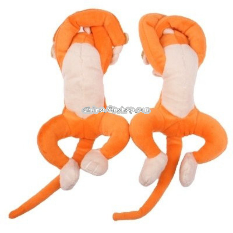 Pair of Super Lovely Cartoon Hanuman Design Curtain Buckles Tiebacks Binds Household Decorator(Orange)