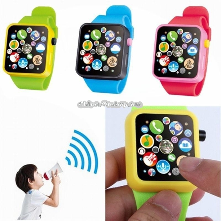 Kids Early Education Toy Wrist Watch 3D Touch Screen Music Smart Teaching Children